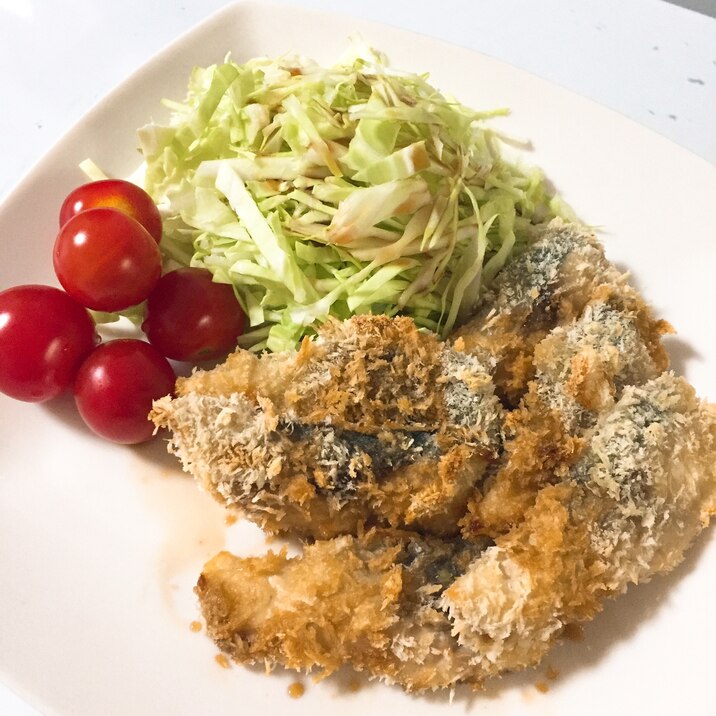 ノンフライ♬ 鯖のパン粉焼き